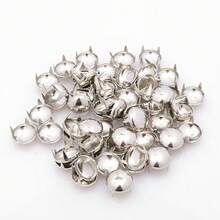 50pcs/100pcs 9mm/0.354in 10mm/0.394in Round Punk Rivet Metal Rivet (Silver) - Multicolor - View 5