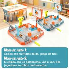 Juego de Arcade de Baloncesto para Niños Juego de Baloncesto de Escritorio Interactivo para e Hijos Juguete de Escritorio para Habilidades Motoras Finas Regalo Educativo para de 3 a 12 AñosJuguetes clásicos de la infancia, imprescindibles para niños - descolorado - Ver 6