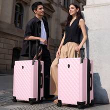 NEW YORK XPRESS Suitcase 20"/24"/28",Expandable Hardside W/Double Spinner Wheels&TSA Lock,Carry On Luggage Travel Suitcase,Student Suitcase For Back-To-School Season - 粉色 - 查看 1