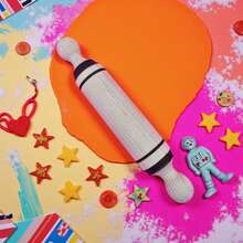 TendenciaFerenku Rodillo Galletero Artesanal Manualidades Montessori Madera NaturalCalidad premium