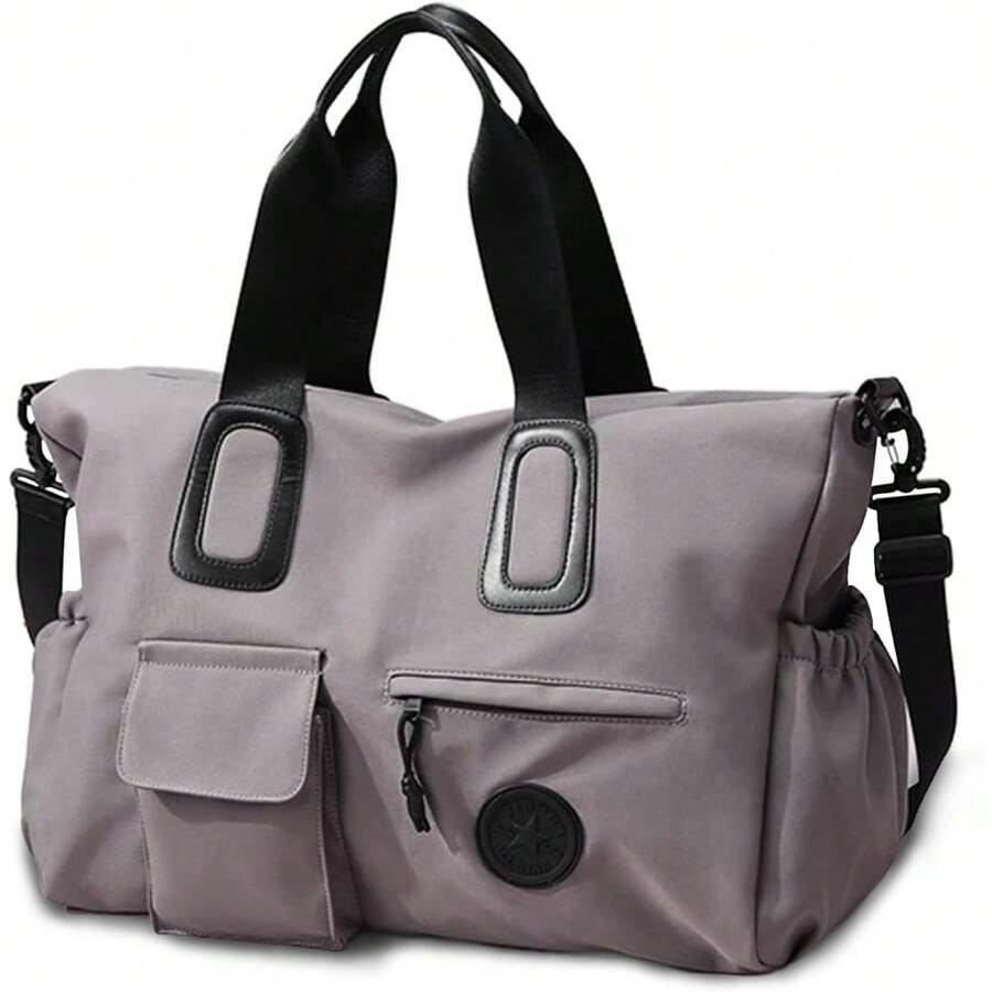 mhjBolsa Deportiva para el GymBolsas de Viaje para Hombre y Mujer Bolsa de Viaje Grande Deporte Tote Acolchada Bolsa de Deporte Correa Hombro Bolsa Gimnasio Plegable Natación Maleta Gym Grissleeping Bags - 219153183 - Ver 1