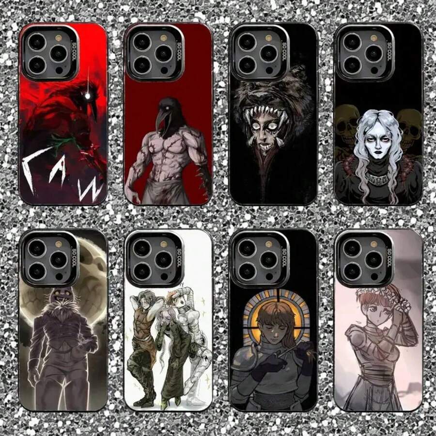 Funda para teléfono F-Fear y H-Hunger para 17,16,15,14,13,12,11,ProMax,Plus, cubierta mate negra a prueba de golpes - z3 - Ver 1