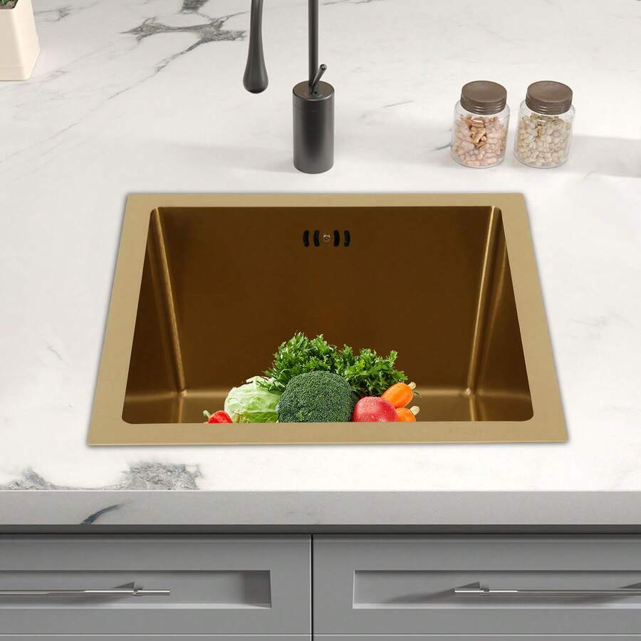 YUNRUX Kitchen Sinks - Gold - View 1