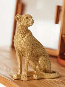 1 tượng báo đốm nằm phục bằng nhựa kiểu cổ điển, thích hợp trang trí phòng học, sảnh, văn phòng, khách sạn. - Nhiều màu - Xem 10