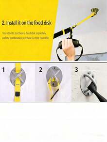 1件装悬挂训练带家用健身房P3悬挂阻力带训练套装