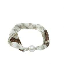 New Pearl Magnetic Clasp Collarbone Chain Long Scarf Women Spring Summer Decorative Necklace Scarf Vintage Versatile Sweater Chain - 17 - Xem 5