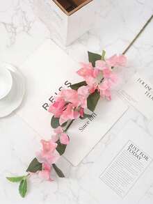 1/2支仿真三角梅，30.7英寸丝绸花枝，仿真花藤，适用于婚礼装饰、DIY插花、花瓶装饰、室内/室外点缀、节日派对装饰、家居客厅装饰、春季装饰 - 彩色 - 查看 12