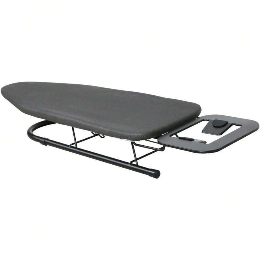 Small Foldable Table Top Ironing Board 76x30cm Non-Slip Legs Steam Iron Rest Lightweight Space Saving For Small Places - 1 - View 1