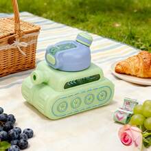 1PC Cute Bus Shaped Car Water Bottle With Straw, Outdoor Portable Pop-Up Lid Large Capacity Drinking Cup - Multicolor - View 15