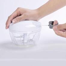 TendenciaTrendy Loft Picadora Manual de Alimentos Blanca Calidad Premium - Blanco - Ver 7