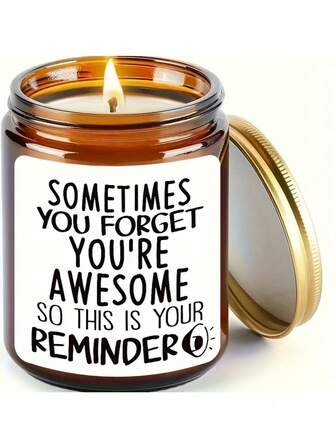 Inspirational Candle Jar Labels - Funny & Motivational Quote Stickers, Unique Birthday Gift For Girlfriend, Daughter, Mom, Coworker - Office & Home Decor, Layout Design, High Adhesive, Party Favor, Durable, Gift For Daughter