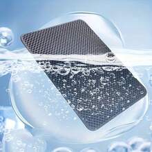 1片装紧凑型双层猫砂垫，升级防水底面，蜂窝状接猫砂垫，可水洗，易于清洁，有效控制猫砂散落，猫主人必备礼物，宠物卫生托盘解决方案 - M - 查看 6