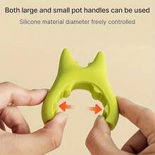 3-Piece Multi-Functional Pot Spatula Holder With Heat Protection And Spill Prevention Features, A Creative All-In-One Cooking Utensil Storage Rack Made Of TPR Material - A New Kitchen Multi-Functional Household Stoveware Utensil Pot Spatula Universal Storage Rack. - 3-piece Pack, Random Color - View 7