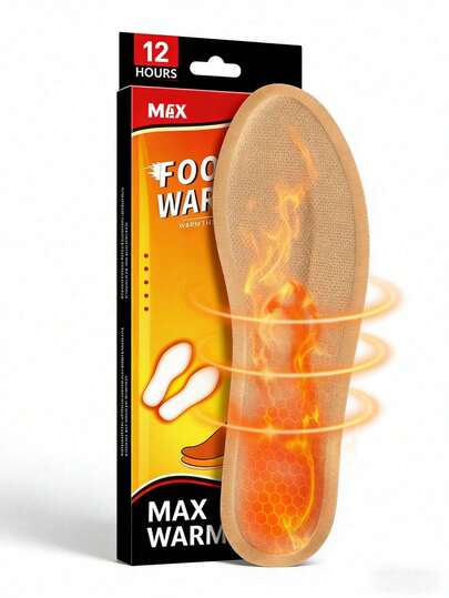 5 Pairs - Foot Warmers, Self-Heating Insoles And Hand Warmers, Extra Warmth For 10-12 Hours, Instant Warmth For 10 Hours, Air-Activated Heating Pads, Unisex, Ideal For Skiing, Hiking, Camping And Outdoor Activities, Perfect New Year Gift - Random Assortment Of New And Old Versions