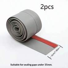 50mm Wide Self-Adhesive Door Bottom Seal Strip, Dust-Proof, Soundproof, Windproof Sealing Strip For Bedroom Wooden Door, Glass Door (1m/Pc) - Multicolor - View 14