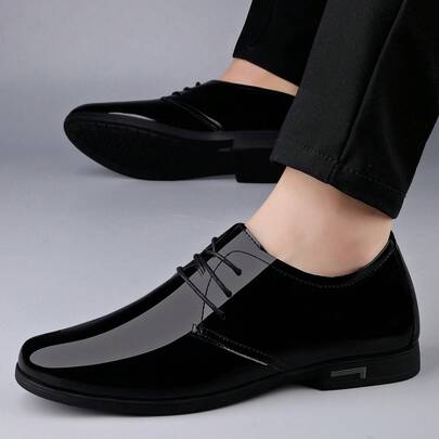 Scarpe eleganti da uomo con lacci, scarpe casual da business adatte per matrimoni, feste, ufficio