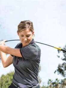 SKLZ Gold Flex Golf Swing Trainer - Barra de Calentamiento - Amarillo - Ver 1