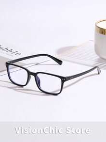 1 Par/2 Pares de Gafas de Moda Elegantes y Cuadradas - Marcos Exquisitos, Patillas Únicas, Diseño Unisex, Adecuadas para Deportes al Aire Libre, Fiestas, Vacaciones, Viajes, Conducción, Pesca y Accesorios de Fotografía - Materiales Premium de Alta Calidad - transparente - Ver 1