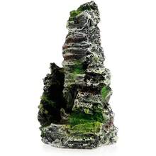 Artificial Moss Rock Decor For Aquarium Fish Tank - Suitable For Fish & Shrimp Caves, Mountainous Terrain Decoration