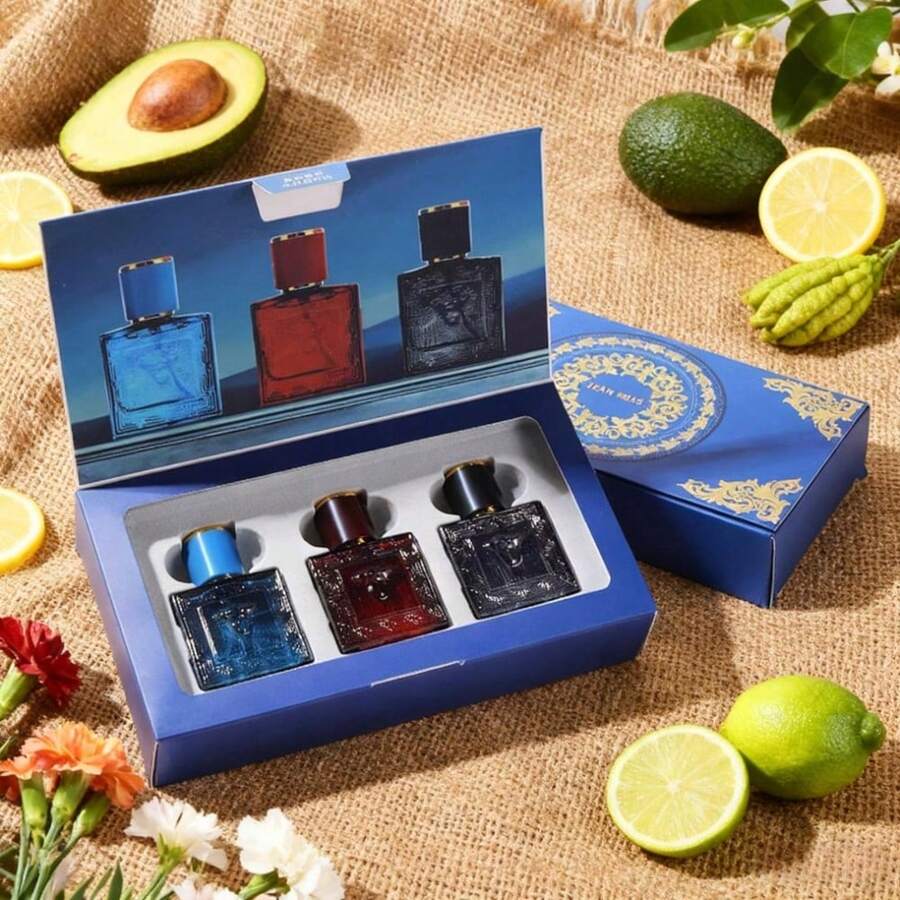 3pc/4pc Exquisite And Elegant Perfume Gift Set, Each Bottle Containing 1.01 Ounces. The Fragrance Is Long-Lasting, Providing 24 Hours Of Scent. Convenient To Carry And Suitable For All Occasions, It's The Perfect Gift For Your Loved Ones. - Fougere - Xem 1