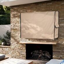 Tấm phủ TV ngoài trời 600D, phù hợp với TV màn hình phẳng 28-75 inch, sử dụng được quanh năm, tuyệt vời cho vườn, hiên nhà và sân | Tấm bảo vệ TV/điện thoại | Tấm bảo vệ màn hình TV Danh mục: Tấm bảo vệ màn hình TV, Ngày Quốc tế Phụ nữ, Đồ dùng du lịch, Quà tặng đám cưới, Y2K, Phòng ngủ, Phụ kiện ô tô dành cho nữ, Trang trí nhà bếp, Đồ dùng gia đình, Quà tặng Ngày của Mẹ, Trang trí phòng ngủ, Vườn, Trang trí nhà bếp, Mùa hè, Bãi biển, Đồ dùng du lịch, Trang trí phòng, Mềm mại, Tốt nghiệp - Màu Khaki - Xem 1