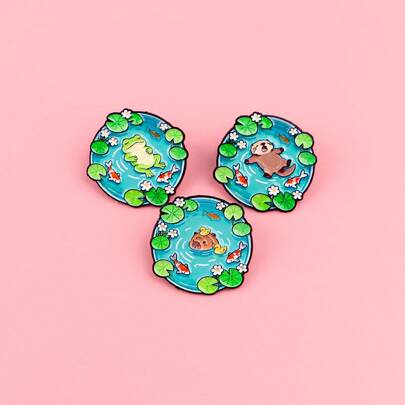 Cute Enamel Pin Lapel Pins Badges On Backpack Women's Brooch Clothes Gift Jewelry Fashion Accessories