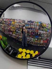 Gương tròn lồi trang trí thanh lịch, kiểu dáng nghệ thuật - Gương treo tường bằng nhựa nguyên khối, thích hợp tạo không gian chụp ảnh selfie thời trang trong phòng khách và phòng ngủ, cũng thích hợp trang trí tiền sảnh, chụp ảnh, quay video và selfie nhóm với gia đình và bạn bè (Vui lòng lưu ý kích thước trước khi mua). - Nhiều màu - Xem 2