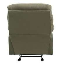 ccSilla reclinable sofá Individual Manual Transpirable Silla Suave para Sala de Estar Asiento de salón de Cine en casa tapizado cómodo reposapiés Silla reclinable para recepción Dormitorio oficnn - Microfibra Sage - Ver 7