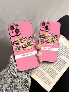 La funda para teléfono con espejo con patrón de caras de travesuras de mono también se puede usar como espejo y es compatible con  17,  16 Pro Max,  15 Pro Max,  13 y  12, está hecha de TPU que brinda protección contra golpes y caídas. Es un regalo divertido para familiares, amigos, alegría navideña, novio, novia o cualquier ocasión especial. - Negro - Ver 5
