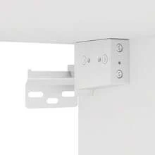 vidaXL Armoire suspendue "Riga" Blanc 20 x 29,5 x 60 cm Bois d'ingénierie - Blanc - Voir 8