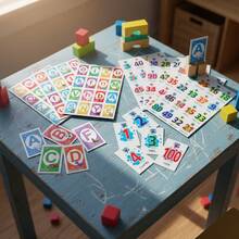 TendenciaBingo Loteria Numeros Y Abecedario Juego Didactico InfantilCalidad premium - 1 - Ver 5