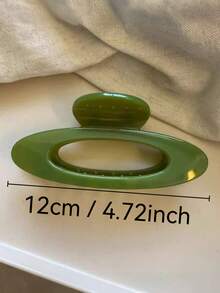 Bộ 2 kẹp tóc hình oval cong cổ điển cao cấp dành cho nữ, kiểu dáng tối giản thanh lịch, màu trơn, phù hợp cho sử dụng hàng ngày, thường ngày, dự tiệc, đi biển, du lịch, tạo kiểu tóc, gội đầu, trang điểm, phụ kiện trang phục, phụ kiện tóc thanh lịch cho mùa thu/đông/xuân/hè, phụ kiện tóc cần thiết cho kỳ nghỉ. - Nhiều màu - Xem 2