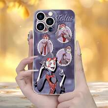 Fundas de  con diferentes poses. Esta elegante funda es compatible con iPhone 17, 16, 15, 14 Pro Max, 13, 12, 11, XR y XS Plus. Fabricada en silicona TPU, ofrece protección contra golpes y caídas, además de una sensación superior. Es un regalo ideal para familiares, amigos y seres queridos, y una opción perfecta para Año Nuevo. - transparente - Ver 1