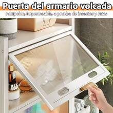 ccEstante de Almacenamiento de 3 Niveles Organizador de Baño de Sobre el Inodoro con 2 Estante Estante de Almacenamiento de Lavadoras Independientes Ahorra Espacio y Resistente y Duradero Blanconn - como en la foto - Ver 5