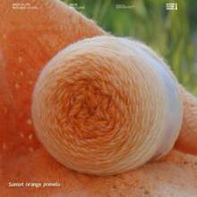 200克/卷渐变色毛线球，7星地毯长绒毛线，手工钩编帽子围巾服装DIY工艺材料 - 彩色 - 查看 15