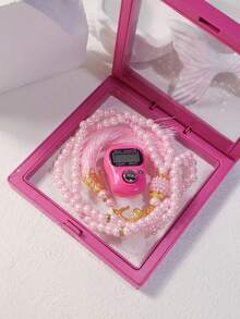 1个可复位5位液晶电子计数器，带数字显示，小型手指计数器，适用于运动训练