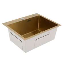 YUNRUX Kitchen Sinks - Gold - View 9