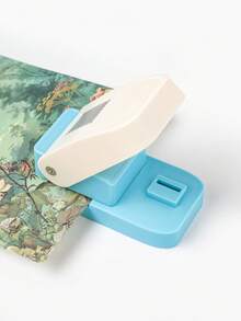 1个大号双色打孔器，创意印章图案设计，可用于装饰信封和手工制作，送朋友的礼物 - 彩色 - 查看 7