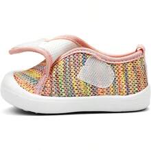 Zapatos Ligeros y Transpirables de Malla para niños pequeños, Zapatos de Playa y Agua Antideslizantes, Zapatos de Primer Camino, 6, 9, 12, 18, 24 Meses - 2-clrosa - Ver 4