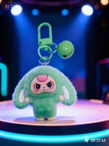 3D Cartoon Bell Big Ear Keychain Pendant, Suitable For Hanging On Keychains, Suitable For Women, Students, Handbags, Backpacks, Etc., Can Be Used As An Accessory - Multicolor a - View 12