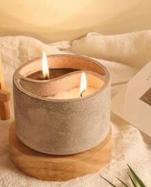 TendenciaMolde Silicon Base Vela Yingyang Cera Dual Cerámica ConcretoCalidad premium - Blanco - Ver 5