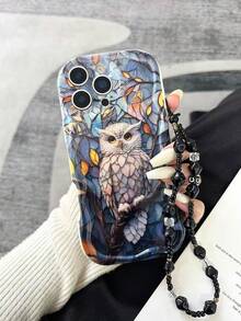 Cremefarbene Textur transparente Adler bemalte stoßfeste Cartoon Handyhülle kompatibel mit iPhone 14, 14 Pro, 14 Pro Max, 13, 13 Pro, 13 Pro Max, 11, 11 Pro Max, 12, 12 Pro, 12 Pro Max, XR, XS, 15, 15 Pro, 15 Pro Max, 16, 16 Pro, 16 Pro Max, 17, 17 Pro, 17 Air, 17 Pro Max, Galaxy S24, A04, A12, A13, A14, A23, A24, A32, A33, A51, A52, A53, A54, A72, Redmi 9, Redmi 9A - Verschiedenfarbig - Übersicht 3