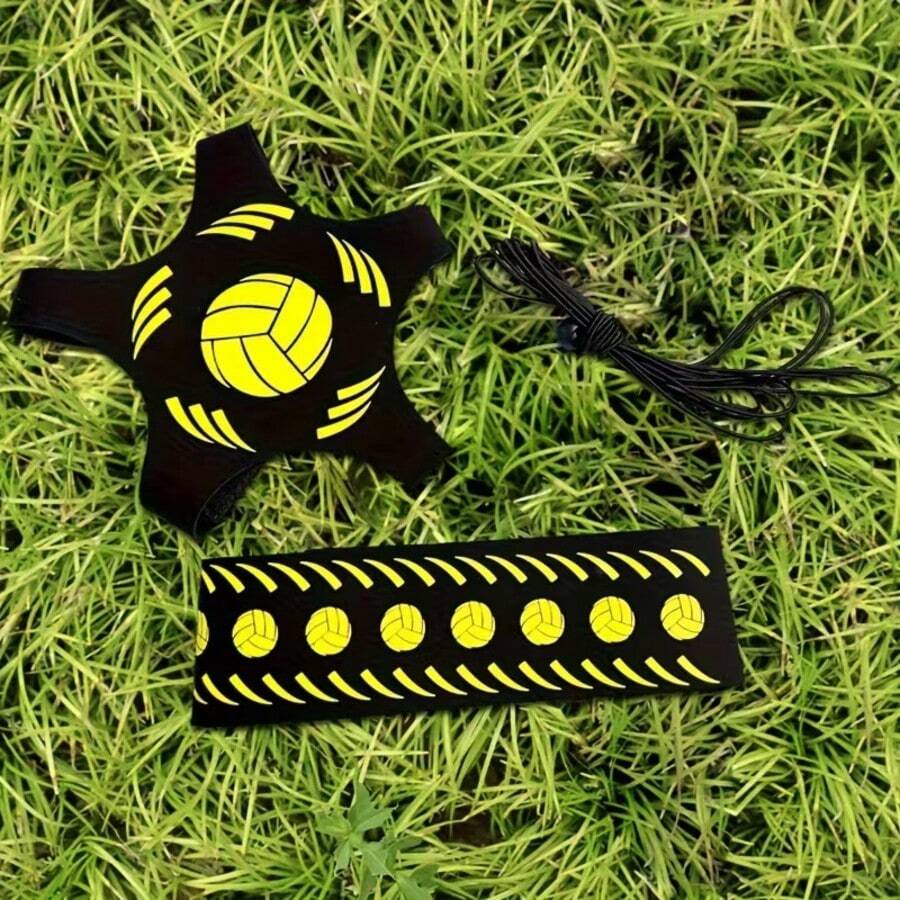 1 Set Football Juggling Strap, Volleyball Juggling Strap, Volleyball Pad, Football Pad, Ball Control Training Equipment - Multicolor - View 1