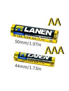 1.5V AA+AAA Alkaline Batteries, Stable Voltage, Long-Lasting High Performance, Suitable For Drones, Toys, Flashlights, Shavers, Clocks, Doorbells, Wireless Mice, String Lights, Halloween, Christmas, Indoor Decor, Outdoor Garden Lights. Disposable, Non-Rechargeable Batteries - Multicolor - View 7
