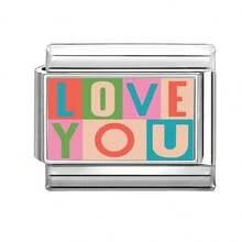 1件装DIY模块化照片打印手链，包含经典动物、爱心、花朵、樱桃、字母、星星和月亮图案，都市休闲风格，圣诞节和万圣节必备单品，秋季色调，本土特色，实用时尚，充满圣诞氛围，设计精美，不锈钢材质，可作圣诞装饰或秋季办公风格。 - M293840 - 查看 21