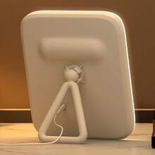 300mAh Battery Capacity LED Lighted Makeup Mirror, 3 Lighting Modes, Foldable Portable Stand, Adjustable Brightness Touch Control, High Definition Smart Rotating Travel Makeup Mirror, Rechargeable High Capacity Battery, Ideal For Dorm, Desk, Bedroom, Perfect Christmas Or Valentine's Day Gift For Women, Personalized Present - Multicolor - View 9