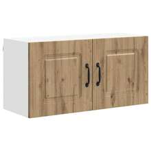 vidaXL Armoire de cuisine Kalmar Chêne artisanal 80 x 31 x 40 cm - Tabac - Voir 1