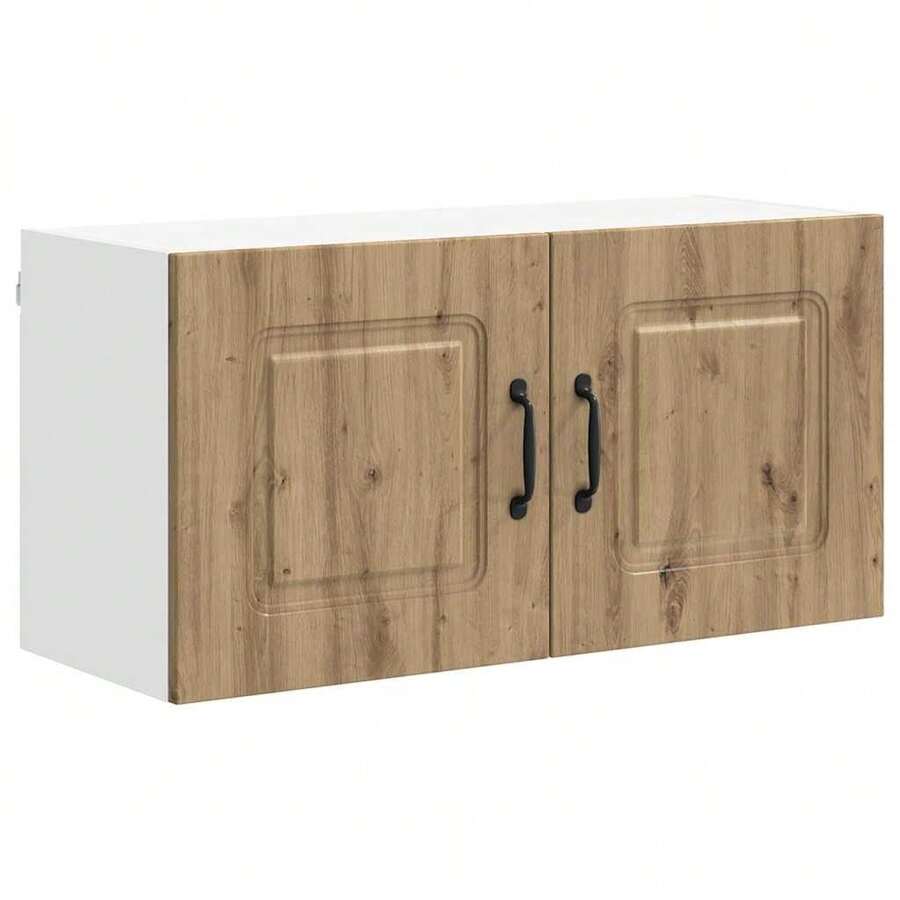 vidaXL Armoire de cuisine Kalmar Chêne artisanal 80 x 31 x 40 cm - Tabac - Voir 1