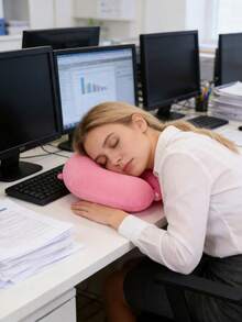 2pcs U-Shaped Memory Foam Neck Pillow, Portable Home/Travel Cervical Pillow, Office Nap Pillow, Camping Pillow, Travel Pillow, Compact & Comfortable, Ergonomic Inflatable Pillow For Camping And Hiking To Support Neck And Waist, Unisex, Multiple Colors Available - Multicolor - View 3