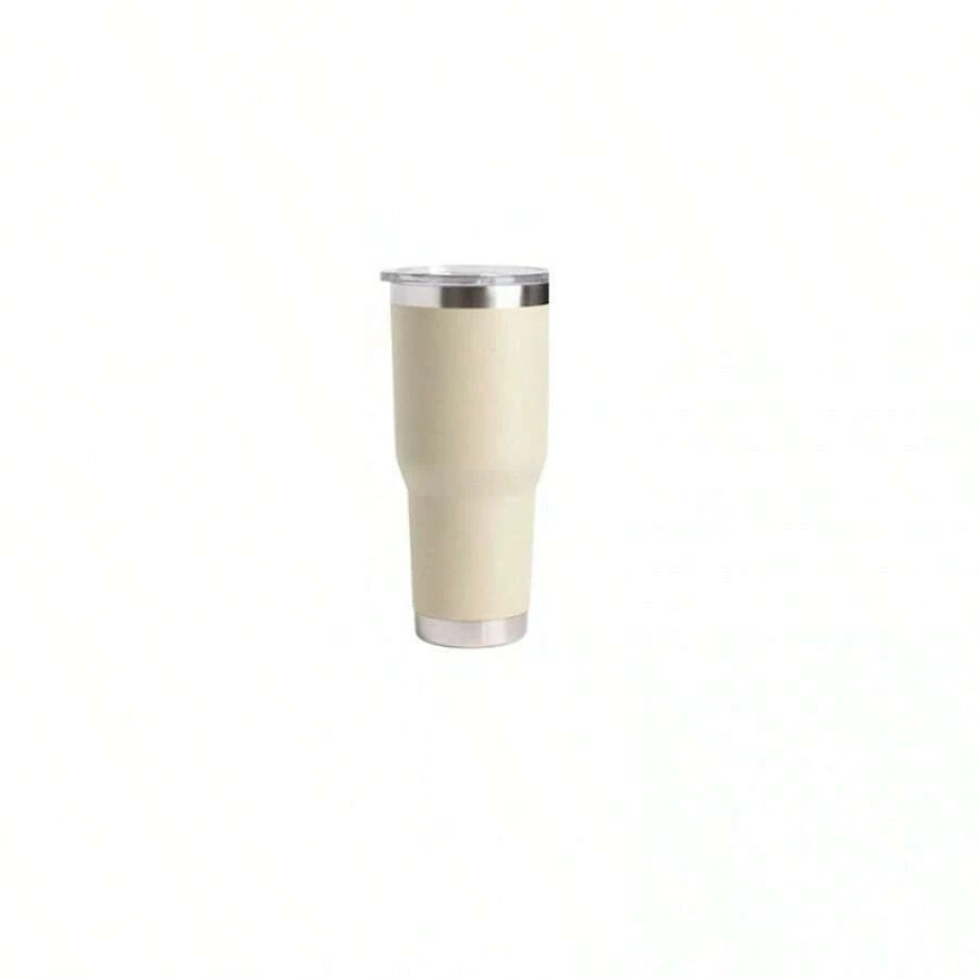 Stainless Steel Thermal Mug Without Handle 30oz 900ML - 米色 - 查看 1